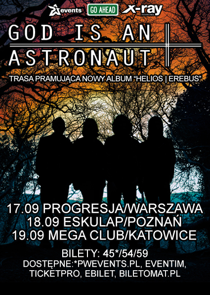 God Is An Astronaut z trzema koncertami w Polsce!