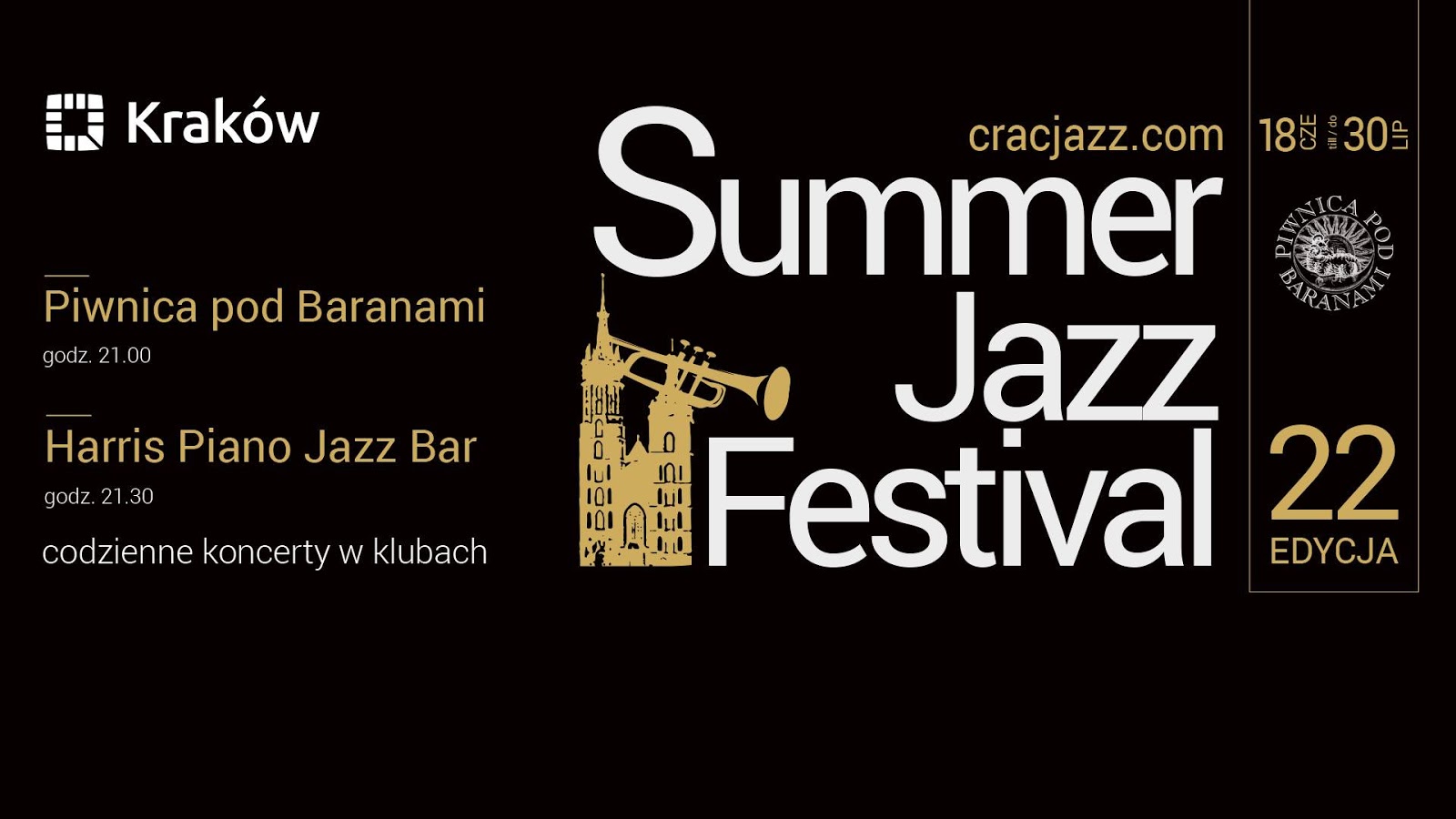 Jazzowe lato w Krakowie
