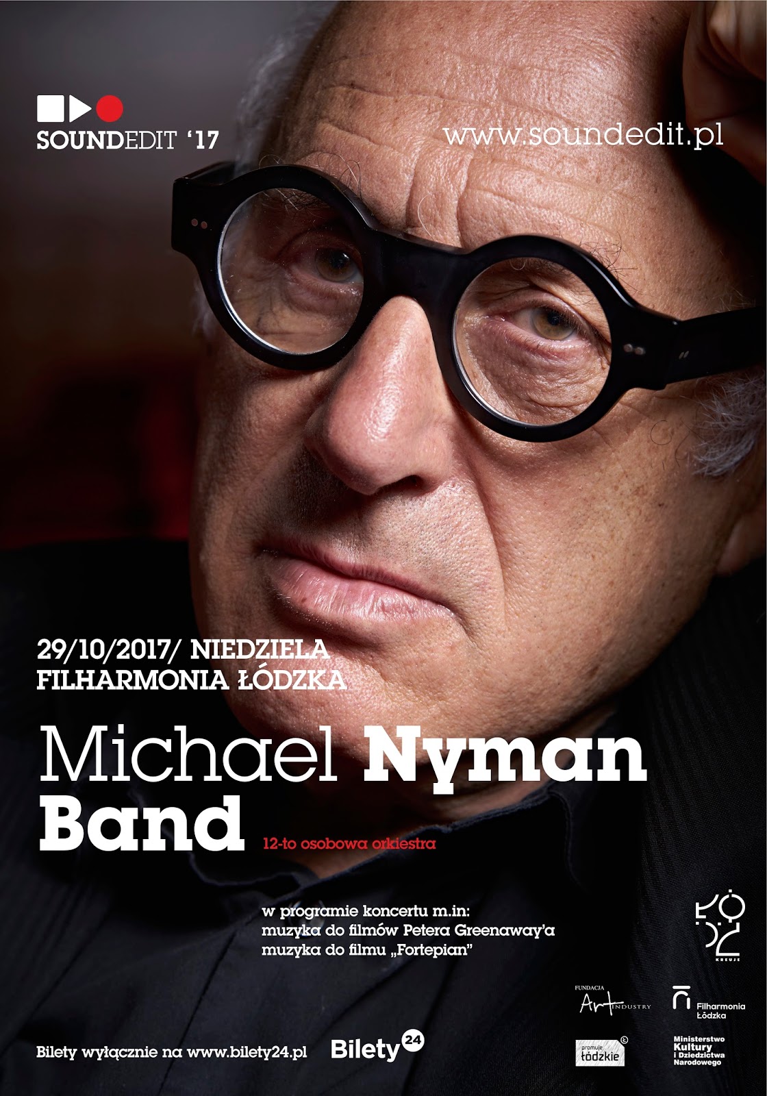 Soundedit ’17 - Michael Nyman w Filharmonii Łódzkiej